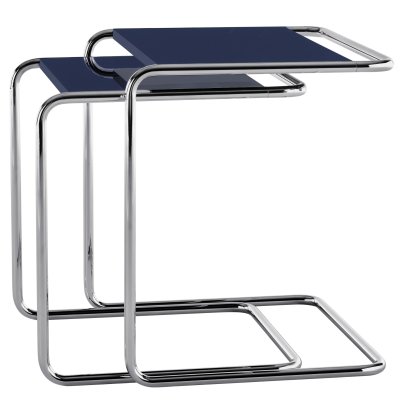 JS . Thonet - Satztischset B 97 Serious, Serious 04 - graphite blue
