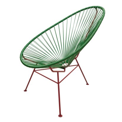 Acapulco Chair Classic, Gira grün / granatrot