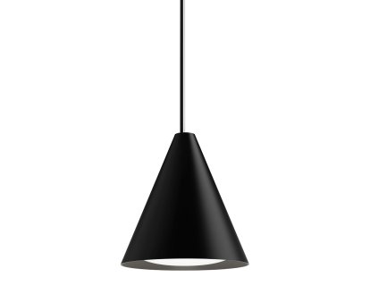 Keglen Pendelleuchte, Ø 25 cm, Schwarz