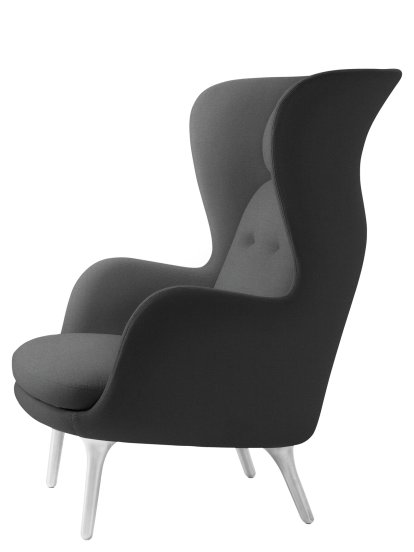 Ro Sessel, Christianshavn 1172 - Grey Uni, Ohne Fußhocker