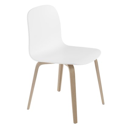 Visu Stuhl, White / oak