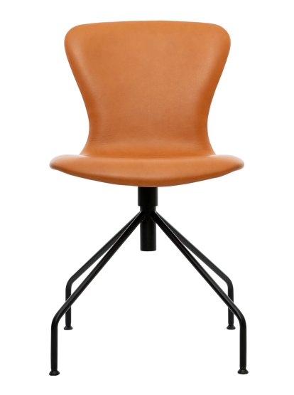 PLAYchair Swing Stuhl, Ohne Armlehnen, Leder cognac