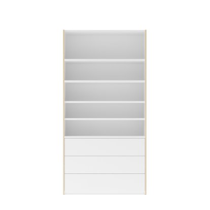 Modular Plus Schranksystem, 360 mm, offen, mit Schubladen, Anbauelement