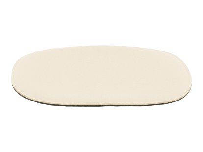 Sitzauflage für Panton Chair, Mit Polster, wollweiß