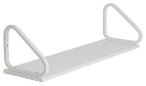 Wandregal 112, Weiß lackiert, B900 x T250 mm
