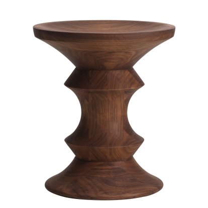 Eames Stools Hocker, Modell C / Nussbaum dunkel