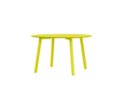Meyer Color Esstisch, Ø 115 cm, Esche schwefelgelb