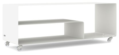 Sideboard R 111, Einfarbig, Reinweiß (RAL 9010), Transparentrollen