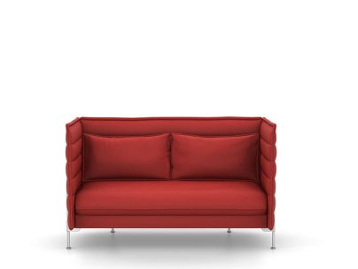 Alcove Sofa, Zweisitzer (H94 x B164 x T84 cm), Credo, Red chilli