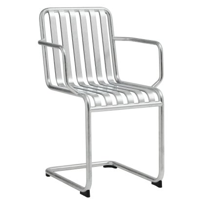 Palissade Freischwinger, Hot galvanized, Mit Armlehnen