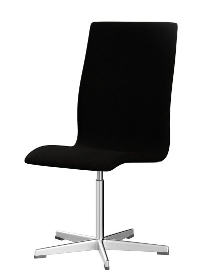 Oxford Bürodrehstuhl, Ohne Armlehnen, Mittelhoher Rücken, Standfuß, Hallingdal 65, 173 - Black/grey