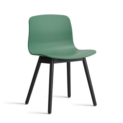 About A Chair AAC 12 Stuhl, Teal green 2.0, Eiche schwarz lackiert