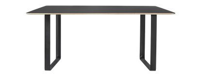 70/70 Tisch, L 170 x B 85 cm, Schwarz, Schwarz