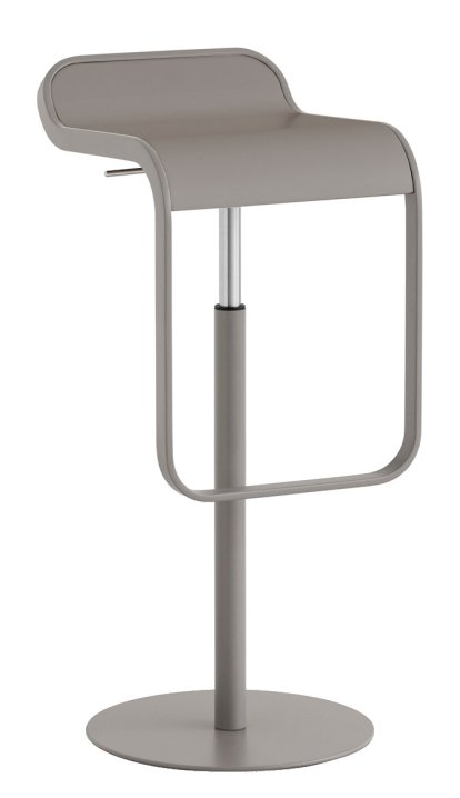 LEM Barhocker, 66-79 cm, Taupe lackiert