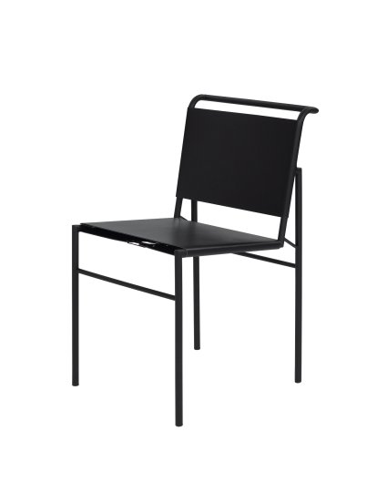 Roquebrune Stuhl, Schwarz, Schwarz pulverbeschichtet