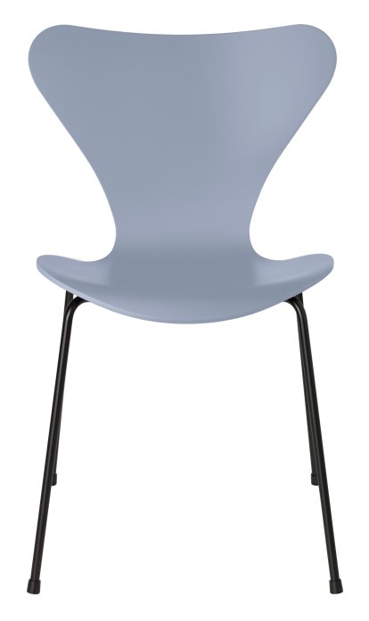 Serie 7 Stuhl 3107, Lack, Lavender blue, Black