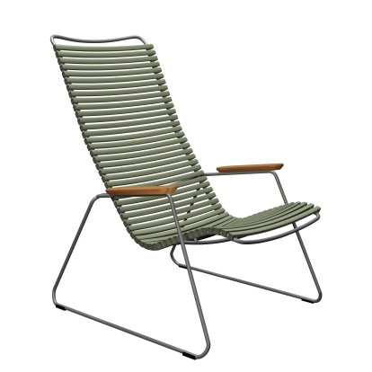 Click Lounge Sessel, Olive green