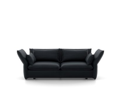 Mariposa Sofa, Zweieinhalbsitzer (H80,5 x B171 x T101,5 cm), Credo schwarz/anthrazit