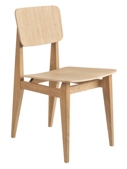 C-Chair, Holzfurnier, Eiche natur