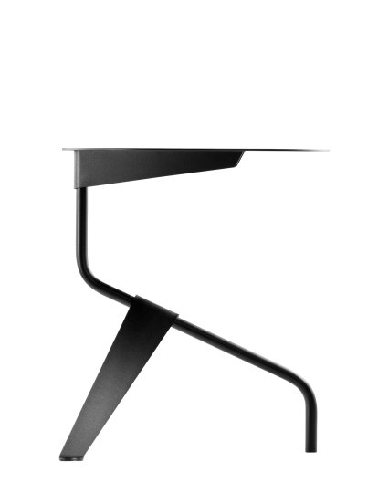 K5 Beistelltisch, K5A: Ø 40 x H 45 cm, Schwarz