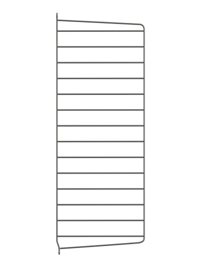 String System Wandleiter, Einzeln, 75 x 30 cm, Dunkelgrau