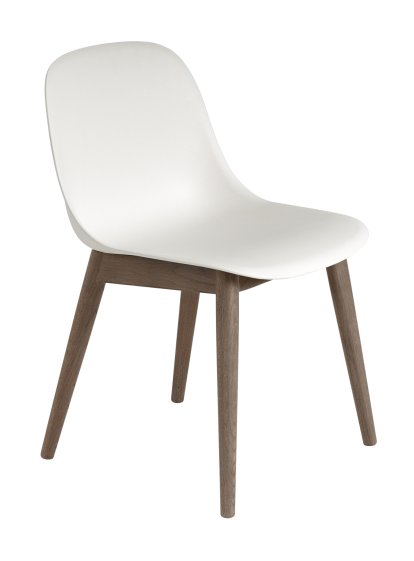 Fiber Wood Stuhl, Natural white / dunkelbraun