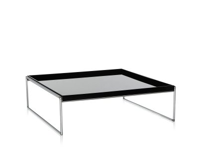 Trays Tisch, 80 x 80 cm, schwarz