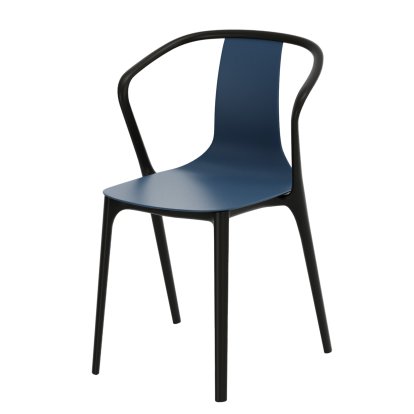Belleville Armlehnstuhl Outdoor, Meerblau