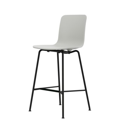 HAL RE Barhocker, Cotton white RE, Küchenvariante: 645 mm, Pulverbeschichtet basic dark