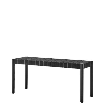 Betty TK4 / TK5 Bank , TK4, 105 cm, Schwarz / Leinen schwarz