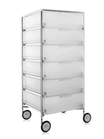 Mobil Container, 6 Schub - kein Fach, Opal, Eisfarben