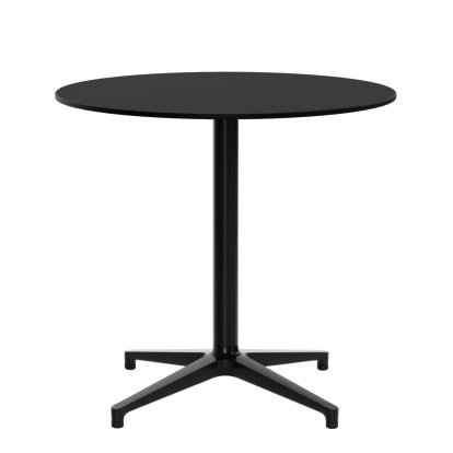 Bistro Table Outdoor, Rund (Ø 796), Vollkernmaterial schwarz