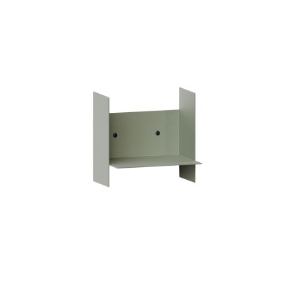 Pli Wandregal Classic, 20 cm, Eukalyptusgrau, Ohne Haken