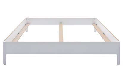 Nait Doppelbett, 180 x 200, Ohne Kopfteil, CPL weiß
