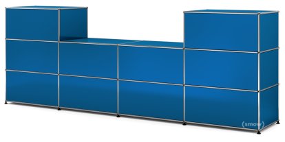 USM Haller Theke Typ 3, Enzianblau RAL 5010, 50 cm