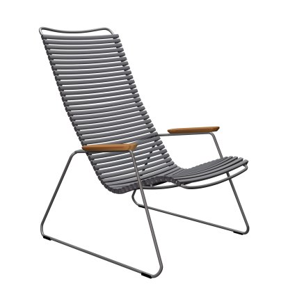 Click Lounge Sessel, Dark grey