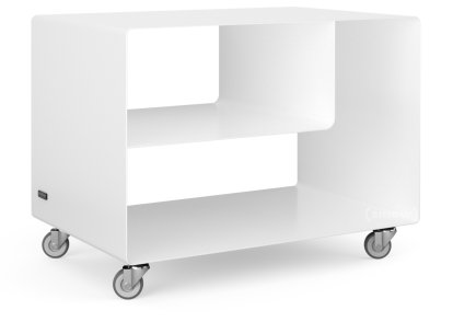 Rollwagen R 106, Einfarbig, Signalweiß (RAL 9003), Industrierollen