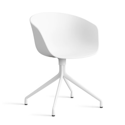 About A Chair AAC 20 Drehstuhl, White 2.0, Aluminium weiß pulverbeschichtet