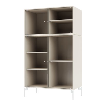 Ripple III Vitrinenschrank, Oat