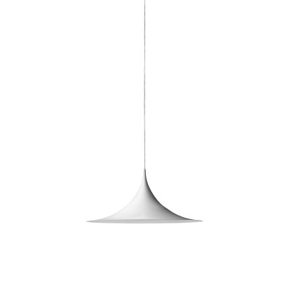 Semi Pendelleuchte, Ø 30 cm, Weiß, matt
