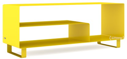Sideboard R 111, Einfarbig, Verkehrsgelb (RAL 1023), Kufen lackiert in Außenfarbe
