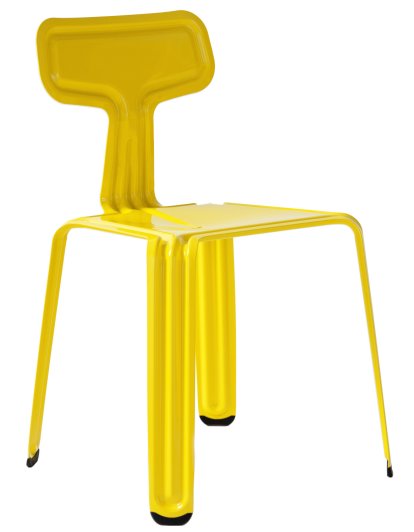 Pressed Chair, Friesisch Gelb glänzend