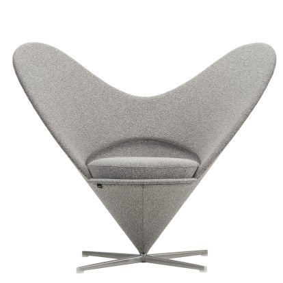 Heart Cone Chair, Stoff Cento, salt'n pepper