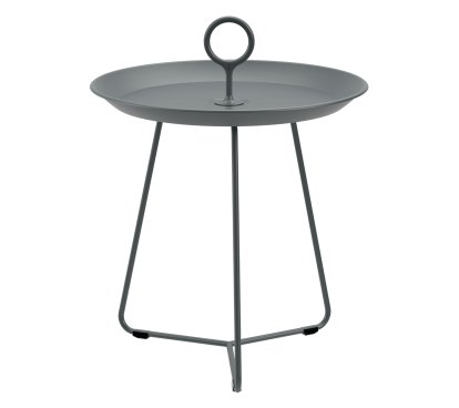 Eyelet Beistelltisch, H 46,5 x Ø 45 cm, Dark grey