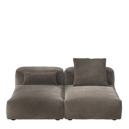 Vetsak Sofa Set 1, M, Cord velours - Mocha, Mit Kissen