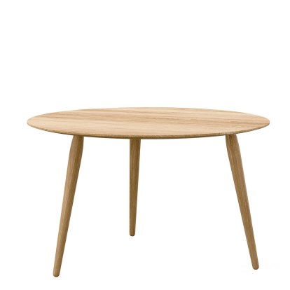 PLAYround Holz Tisch, Eiche natur geölt, ø 75 cm, Eiche natur geölt, 44 cm