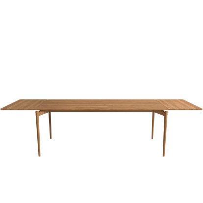 PUREdinner Tisch, 190 x 85 cm, Eiche natur geölt, Mit 2 farbgleichen Erweiterungsplatten (L 190-290 cm)