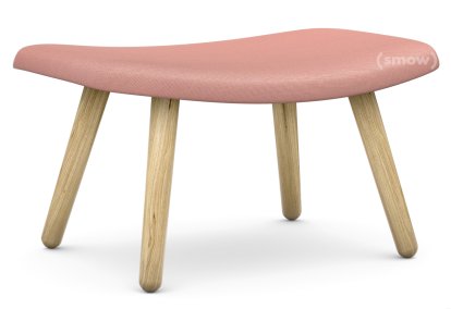 About A Lounge Ottoman AAL 03, Steelcut Trio 515 - rosa, Eiche lackiert
