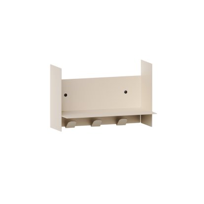 Pli Wandregal Classic, 30 cm, Creamweiß, Mit Haken