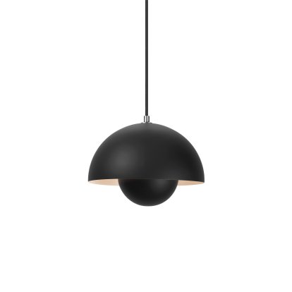 Flowerpot VP1 Pendelleuchte, Matt black